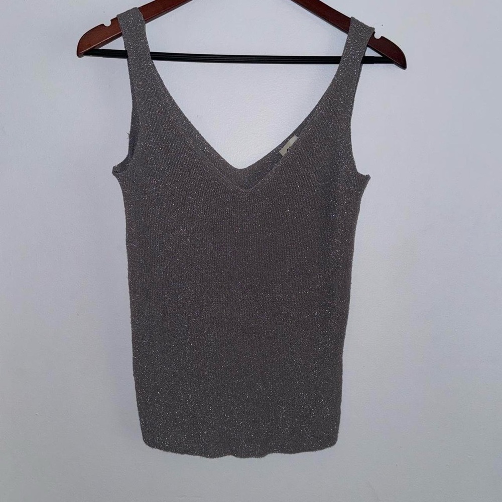 Xs shiny silver/grey tank